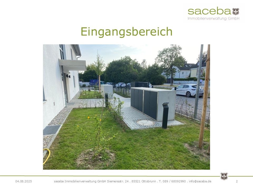 3-Zimmer Wohnung in Waldtrudering zu vermieten - Eingangsbereich